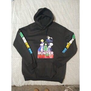 Hunter X Hunter Black Logo Hoodie Size Medium
